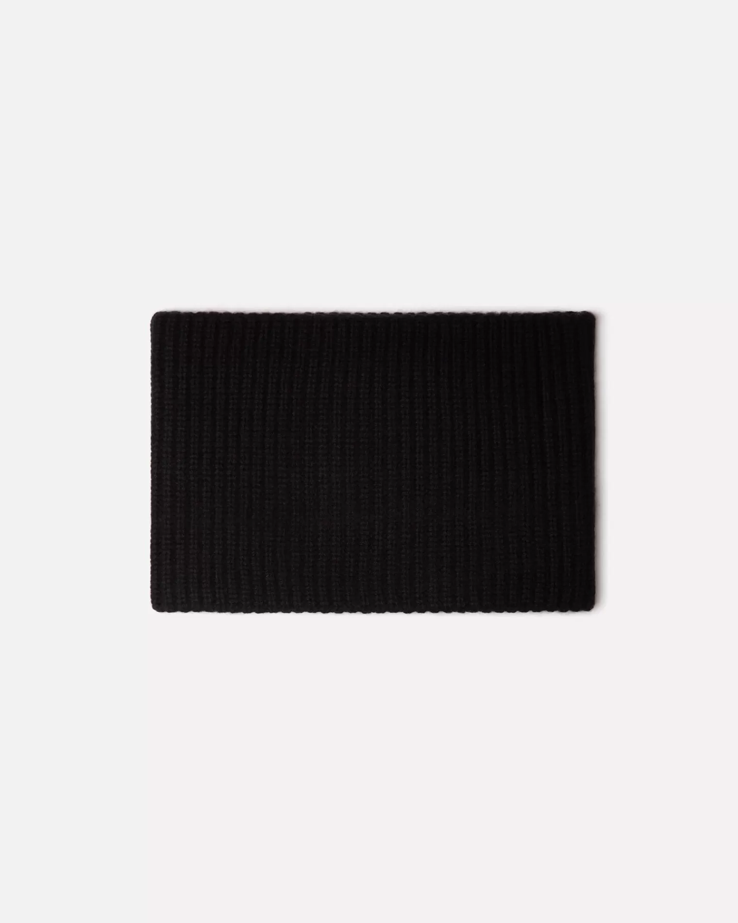 Kujten Scarves & Snoods>Unisex Plain Colored Cashmere Collar Noir